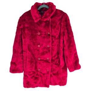 Vintage Virginia Slims Wear Adult Size Medium Jacket Red Button Up